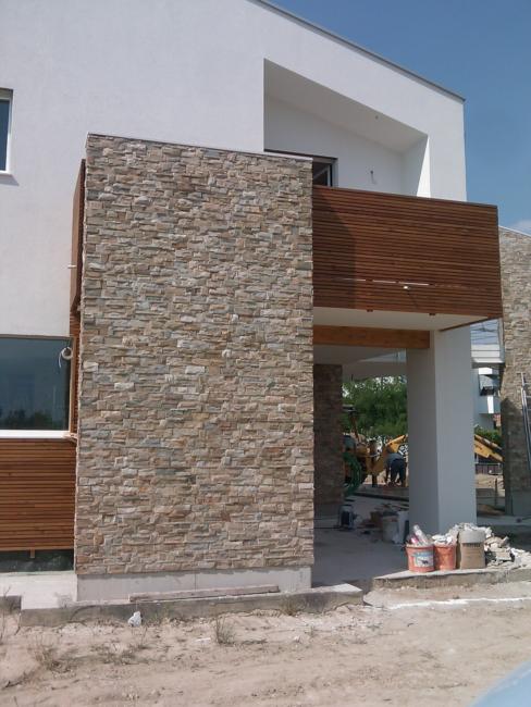 Parete rivestimento pietra: parete cartongesso rivestimento camino ... Rivestimentomuroesternofintapietra